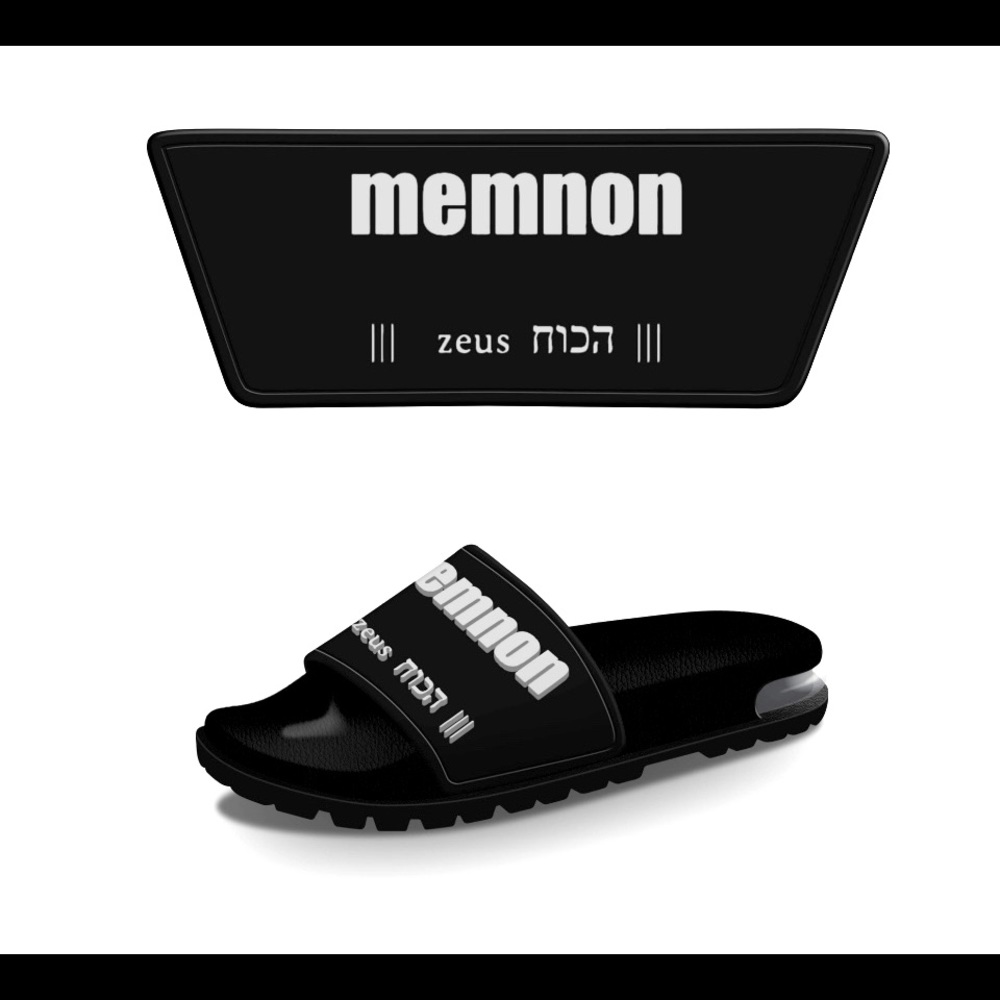 memnon zeus force slippers walking on a cloud edition.